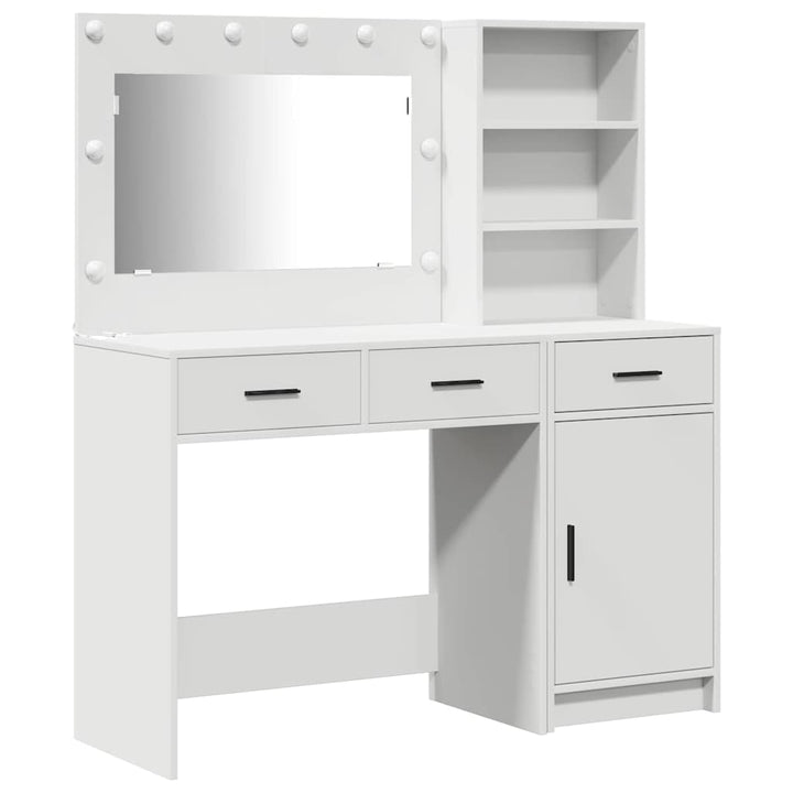 Klædeskab med dør 2 pcs Hvid 78.5 x 41 x 135 cm Konstrueret træ