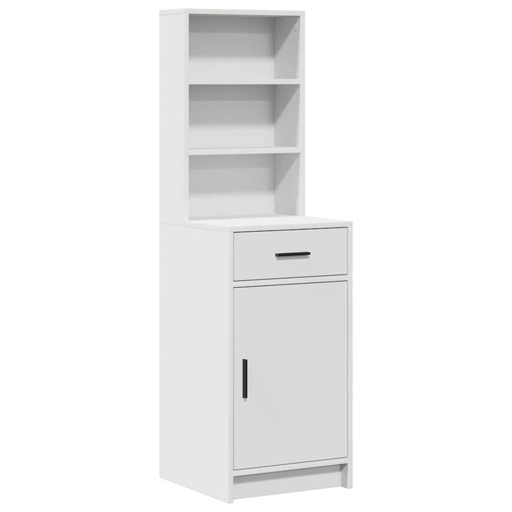 Klædeskab med dør 2 pcs Hvid 78.5 x 41 x 135 cm Konstrueret træ