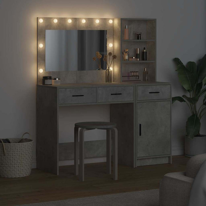 Klædeskab med dør 2 pcs Grå 78.5 x 41 x 135 cm Konstrueret træ