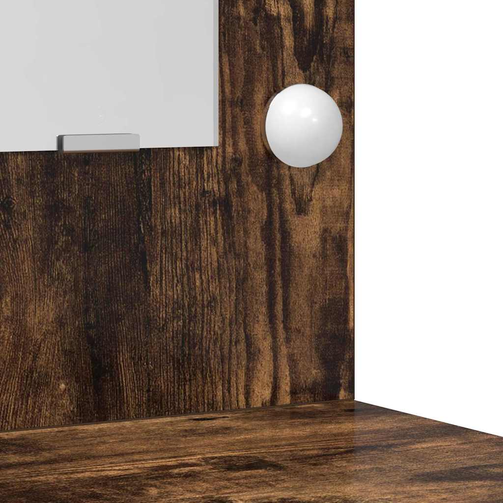 Klædeskab med dør 2 pcs Brun 78.5 x 41 x 135 cm Konstrueret træ