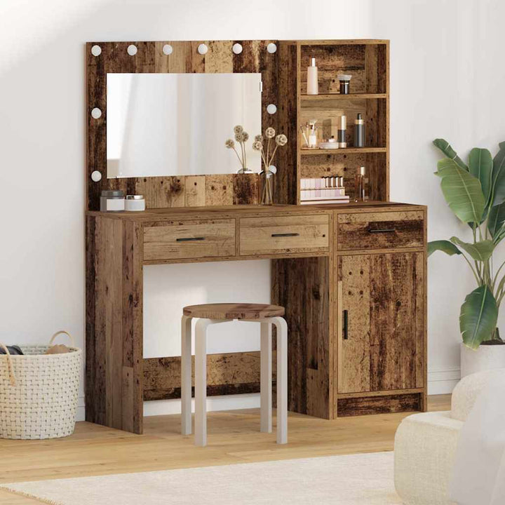 Klædeskab med dør 2 pcs Brun 78.5 x 41 x 135 cm Konstrueret træ