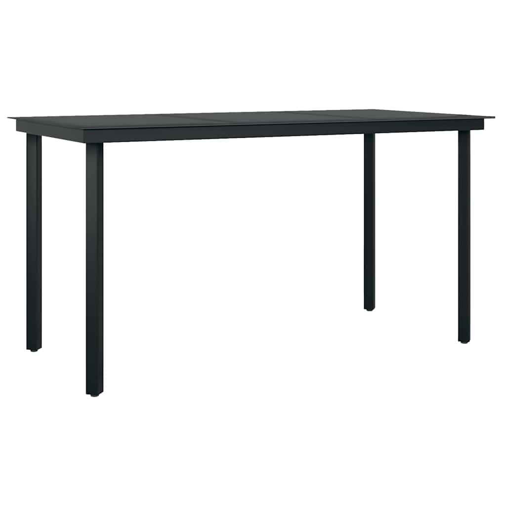 5 dele spisebordssæt til haven med hynder polyrattan glas grå