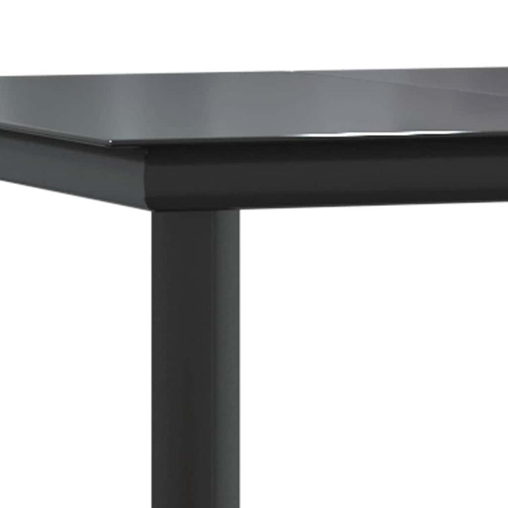 7 dele spisebordssæt til haven med hynder polyrattan glas grå