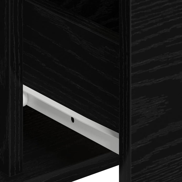 Sideboards 2 pcs Sort eg 60 x 31 x 84 cm Konstrueret træ