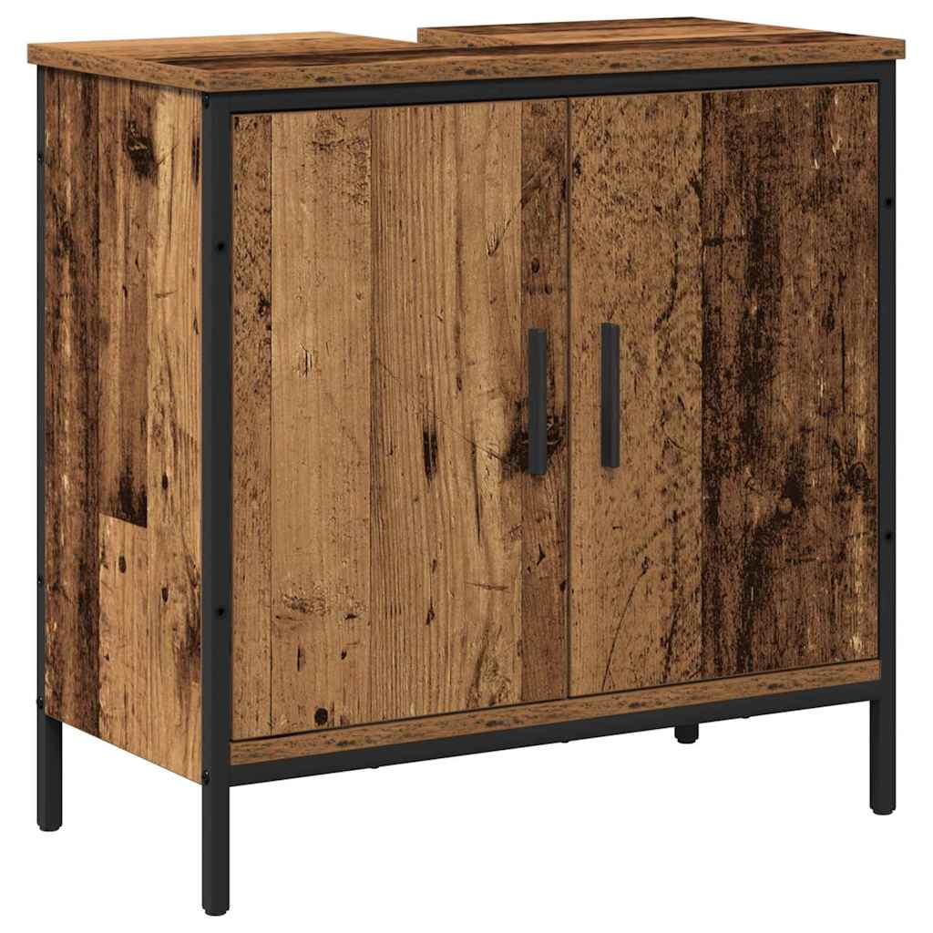 Badeværelsesmøbel sæt med opbevaring 2 pcs Brun 60 x 30 x 60 cm