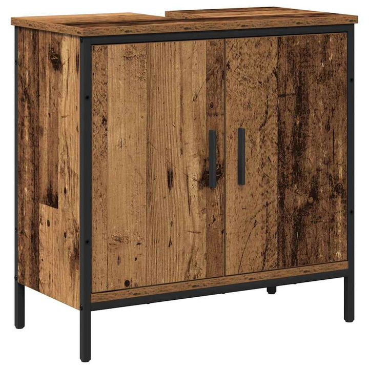 Badeværelsesmøbel sæt med opbevaring 2 pcs Brun 60 x 30 x 60 cm