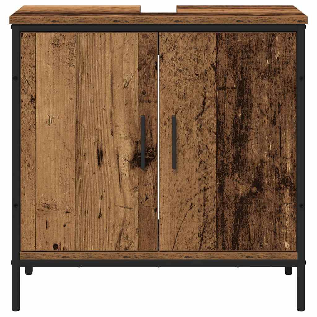Badeværelsesmøbel sæt med opbevaring 2 pcs Brun 60 x 30 x 60 cm