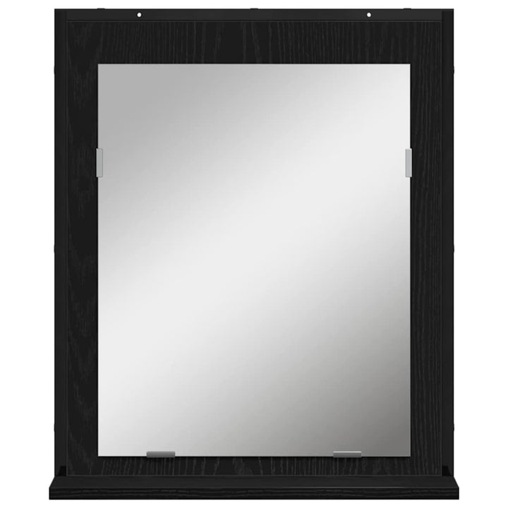 Badeværelsesmøbel sæt med opbevaring 2 pcs Sort 60 x 33 x 60 cm