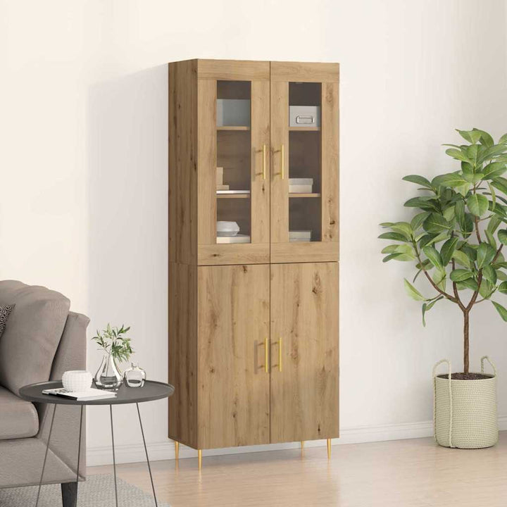 Highboard 2 pcs artisan eg 69,5 x 34 x 180 cm Konstrueret træ