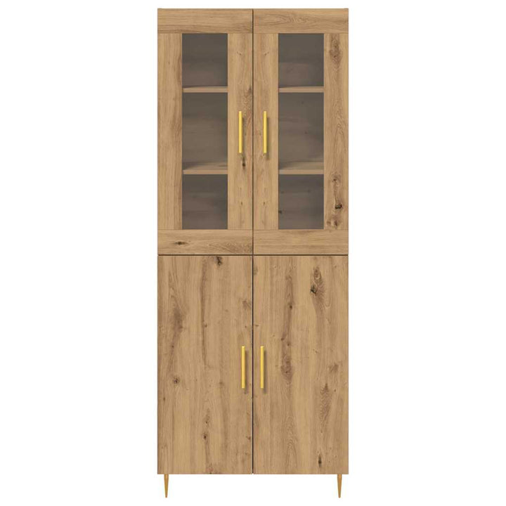 Highboard 2 pcs artisan eg 69,5 x 34 x 180 cm Konstrueret træ