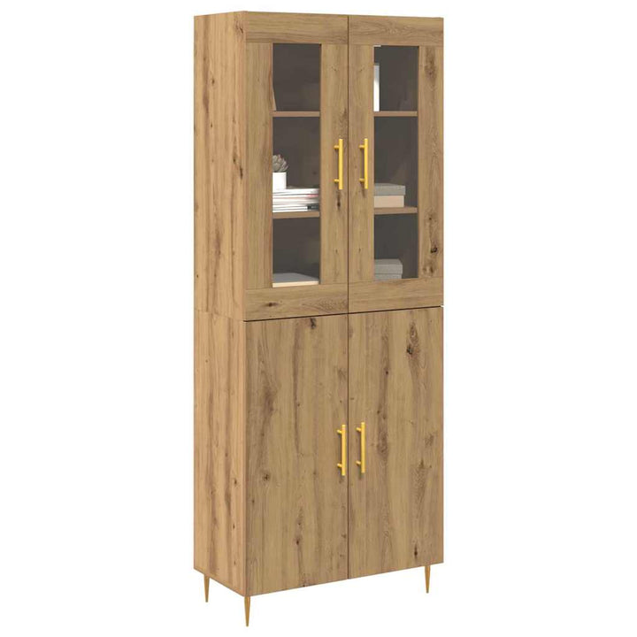 Highboard 2 pcs artisan eg 69,5 x 34 x 180 cm Konstrueret træ