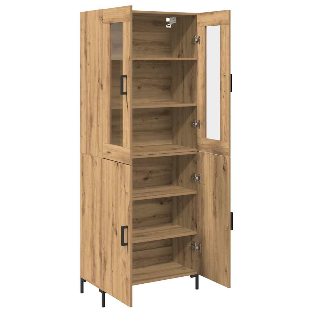 Highboard 2 pcs artisan eg 69,5 x 34 x 180 cm Konstrueret træ