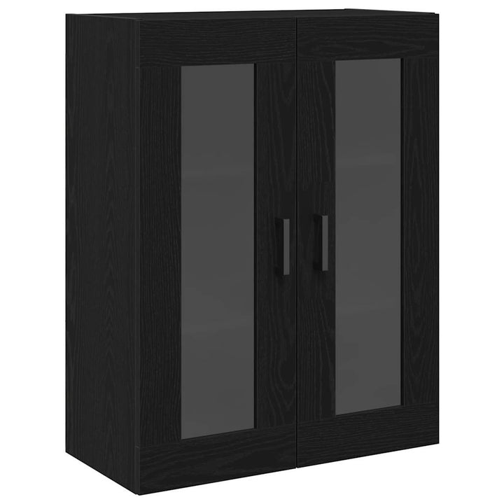 Highboard 2 pcs Sort eg 69,5 x 34 x 180 cm Konstrueret træ