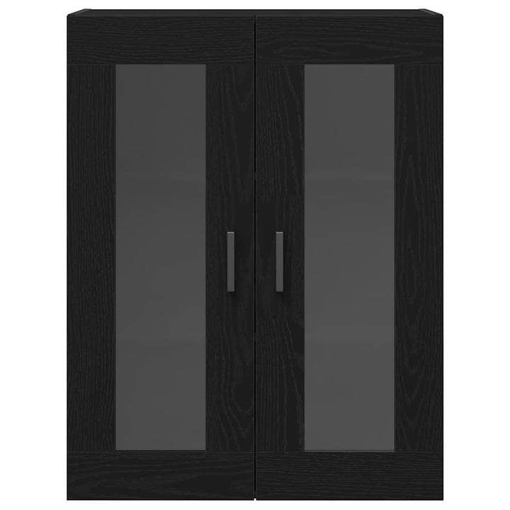 Highboard 2 pcs Sort eg 69,5 x 34 x 180 cm Konstrueret træ