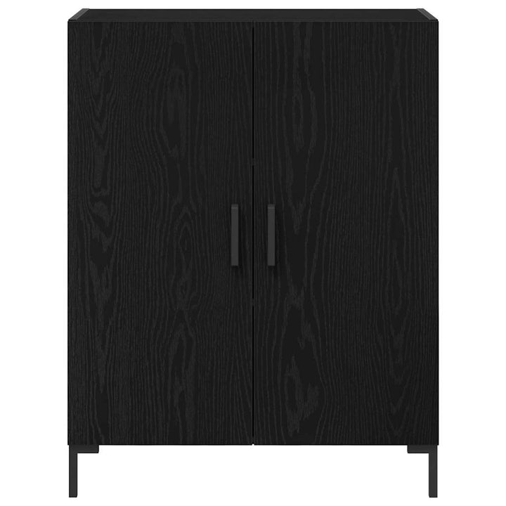 Highboard 2 pcs Sort eg 69,5 x 34 x 180 cm Konstrueret træ