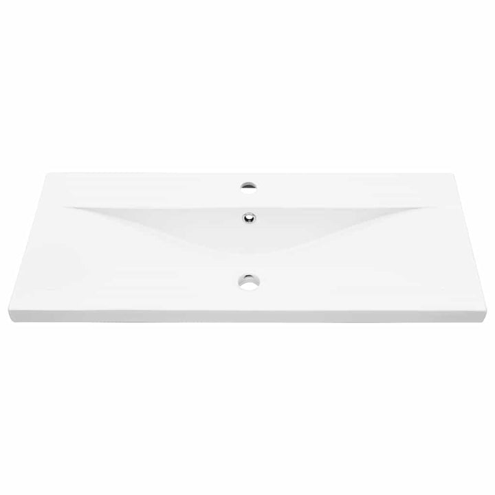 Badeværelsessæt 4 pcs Sort eg 91 x 39,5 x 46 cm Konstrueret træ