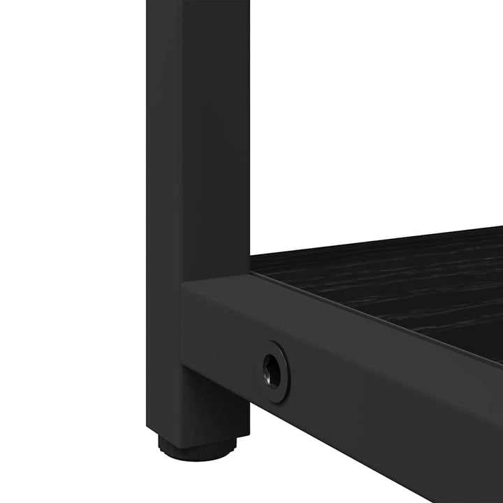 Badeværelsesmøbel sæt Andet 3 pcs Sort eg 33 x 33 x 185.5 cm