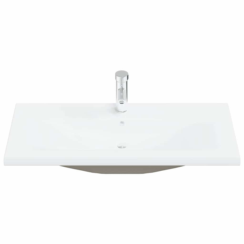 Badeværelsesmøbel sæt med dør 2 pcs Sort eg 90 x 38.5 x 46 cm