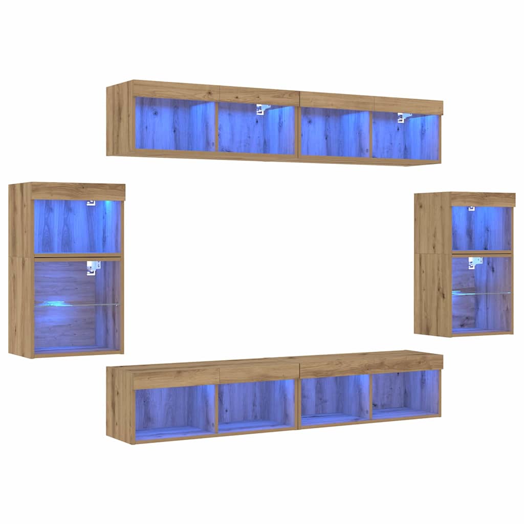 Underholdningscenter 8 pcs artisan eg 40 x 28.5 x 40 cm