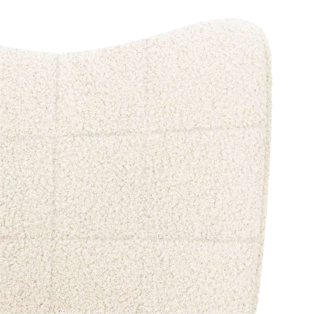 Afslappende stol Creme 62 x 67 x 95,5 cm Stof