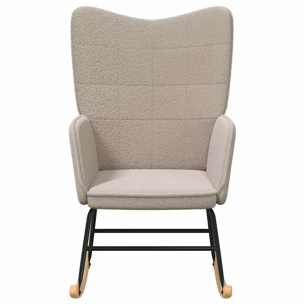 Afslappende stol Lysegrå 61 x 78 x 98 cm Stof