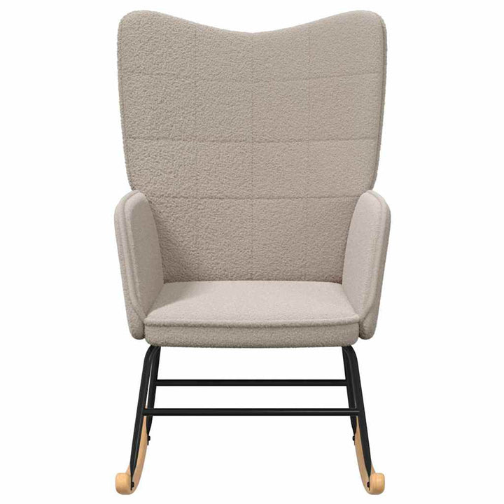 Afslappende stol Lysegrå 61 x 78 x 98 cm Stof