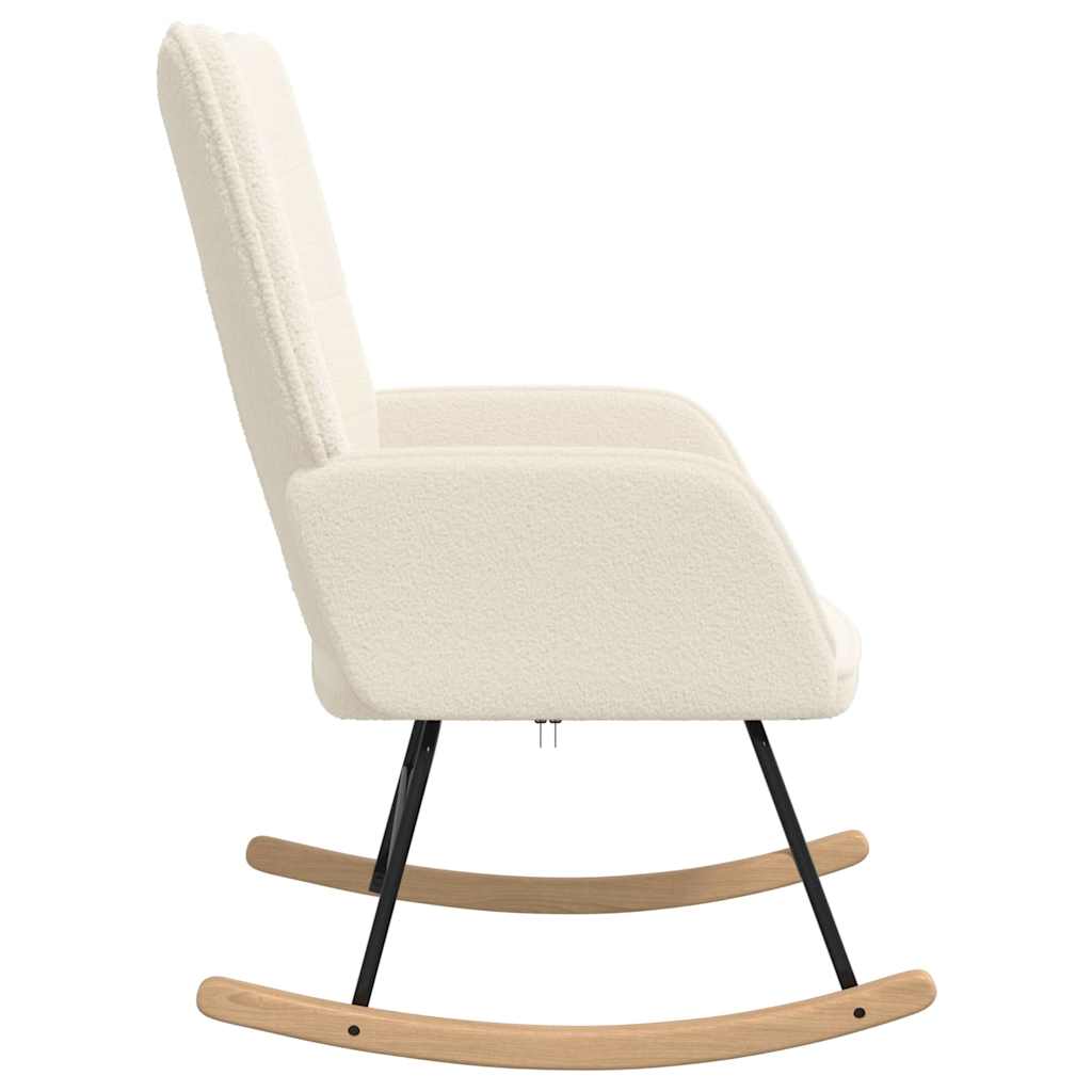 Afslappende stol Creme 61 x 78 x 98 cm Stof