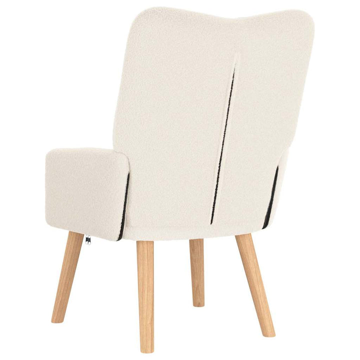 Afslappende stol Creme 63 x 67 x 94 cm Stof