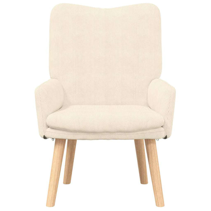 Afslappende stol Creme 63 x 67 x 94 cm Stof