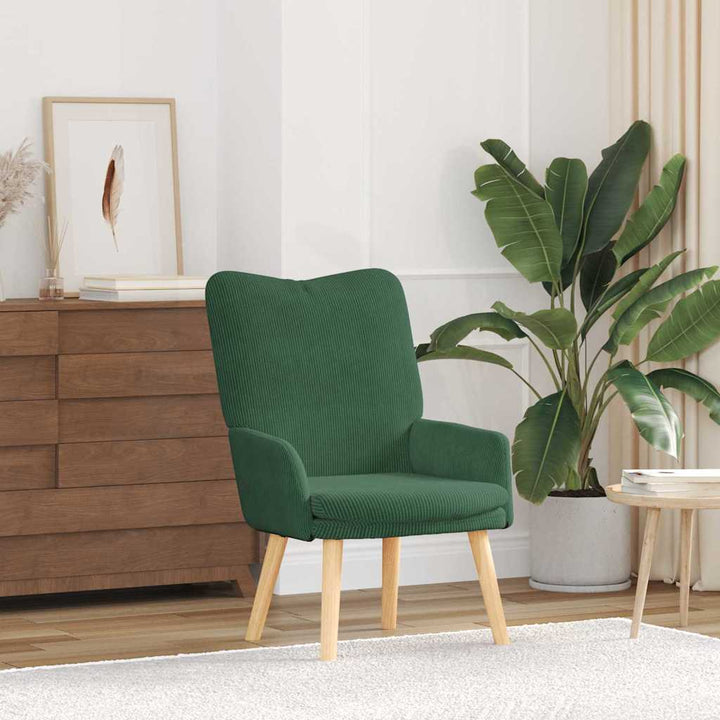 Afslappende stol Junglegrøn 63 x 67 x 94 cm Stof