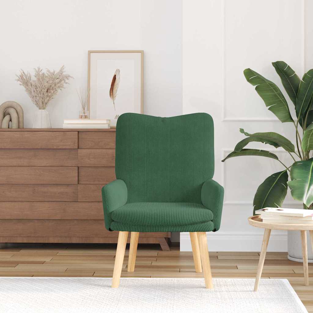 Afslappende stol Junglegrøn 63 x 67 x 94 cm Stof