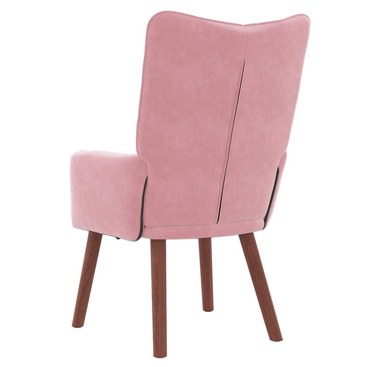 Afslappende stol Lyserød 63 x 67 x 94 cm Fløjl