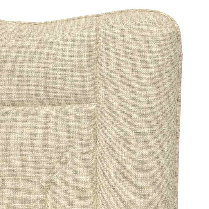 Afslappende stol Creme 63 x 67 x 94 cm Stof