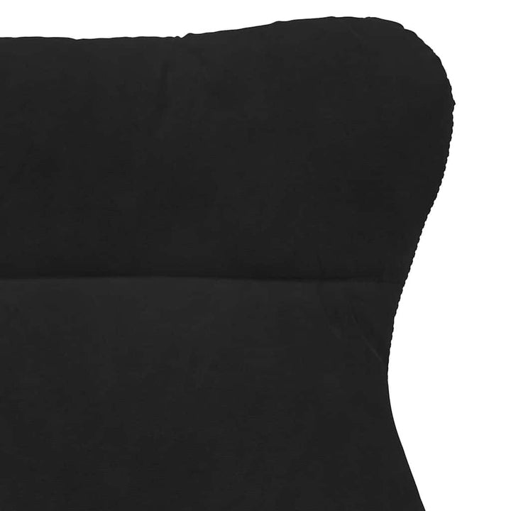 Afslappende stol Sort 69 x 74 x 93 cm Fløjl