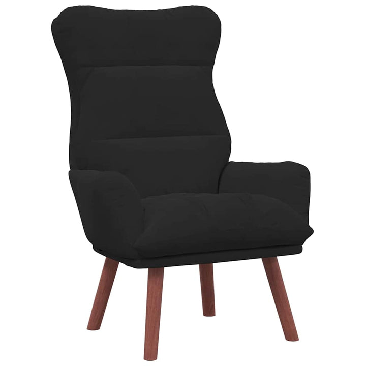 Afslappende stol Sort 69 x 74 x 93 cm Fløjl