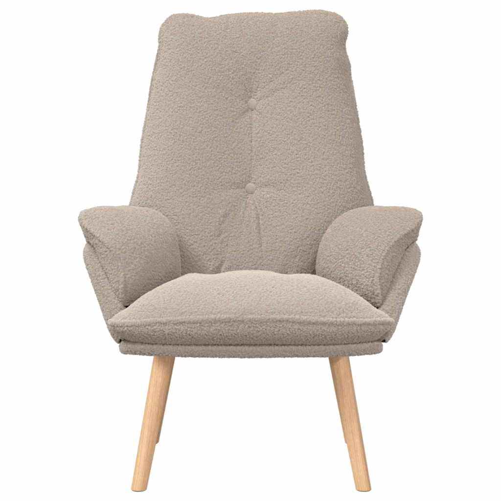 Afslappende stol Lysegrå 69 x 74 x 93 cm Stof