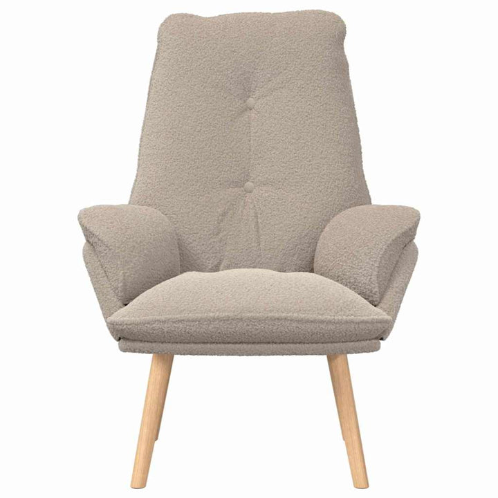 Afslappende stol Lysegrå 69 x 74 x 93 cm Stof