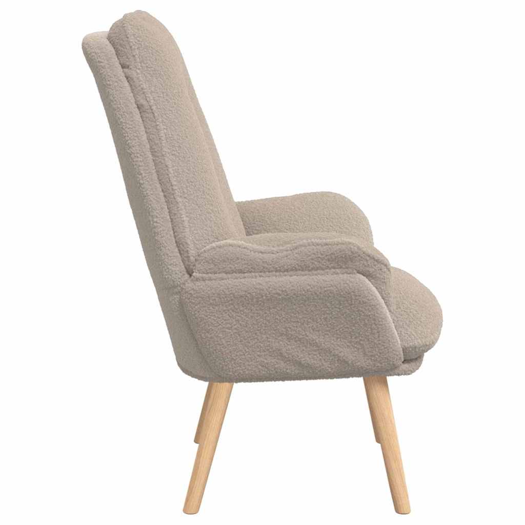 Afslappende stol Lysegrå 69 x 74 x 93 cm Stof