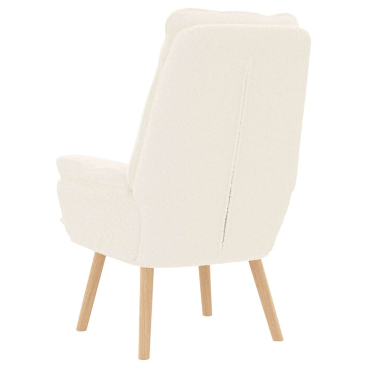 Afslappende stol Creme 69 x 74 x 93 cm Stof