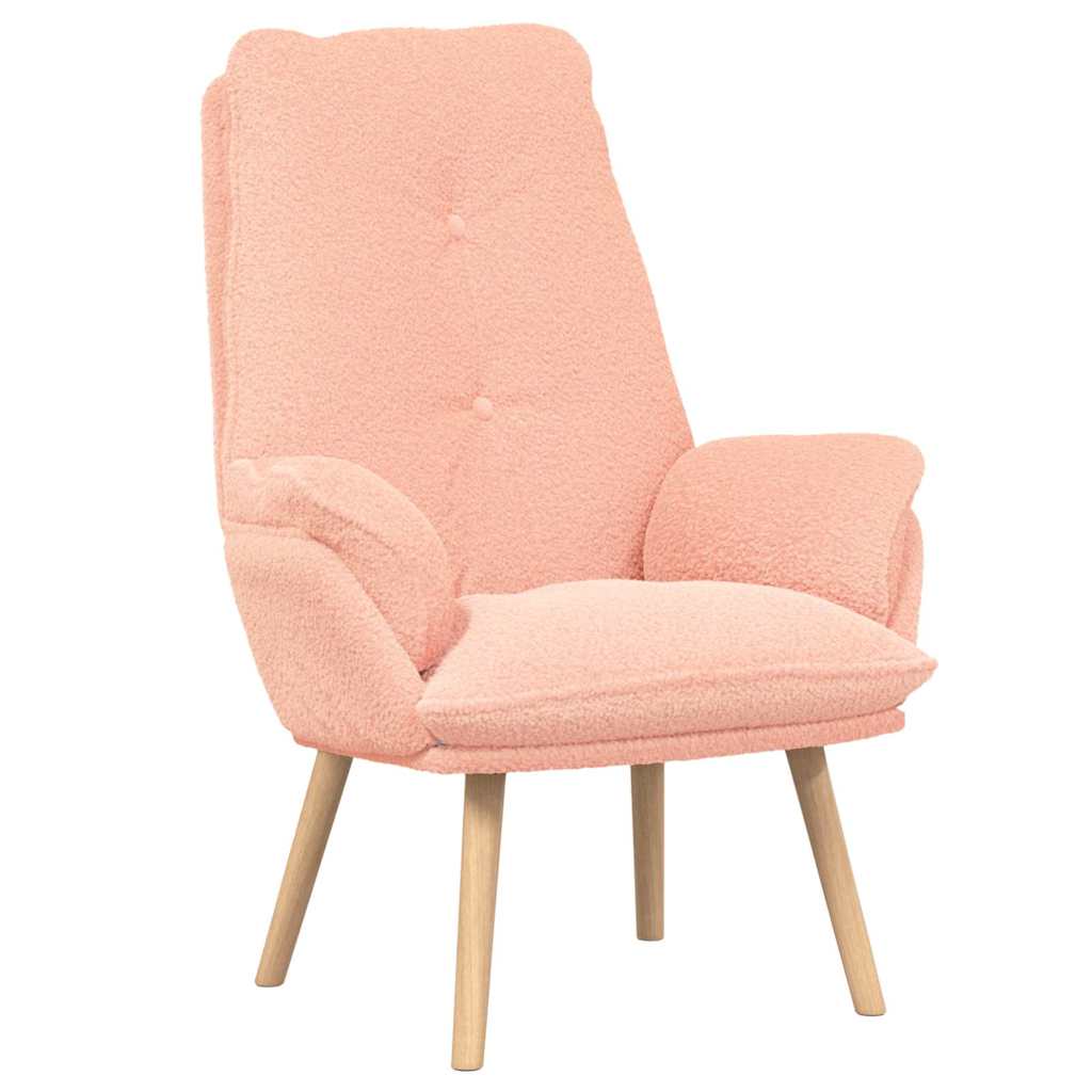 Afslappende stol Lyserød 69 x 74 x 93 cm Stof