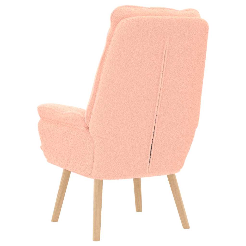Afslappende stol Lyserød 69 x 74 x 93 cm Stof