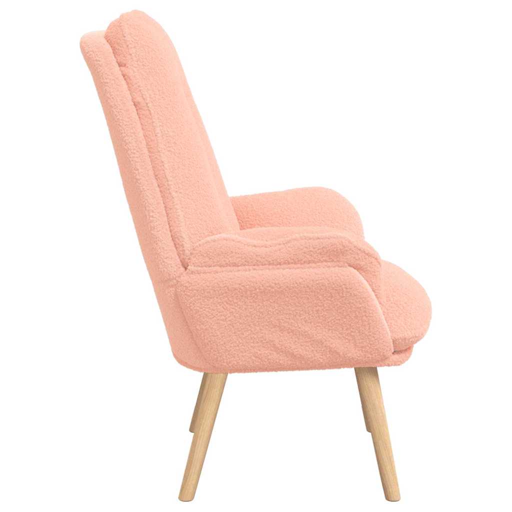 Afslappende stol Lyserød 69 x 74 x 93 cm Stof