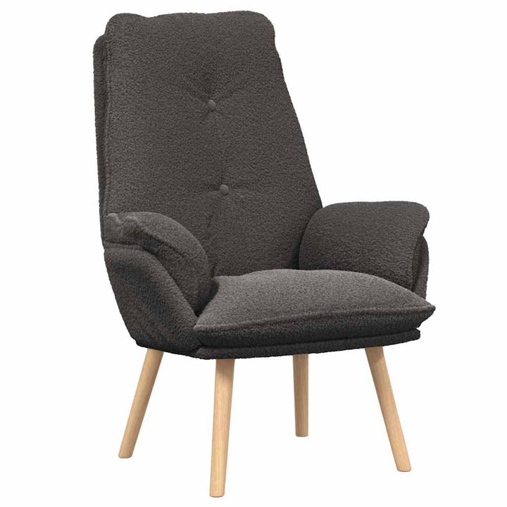 Afslappende stol Mørkegrå 69 x 74 x 93 cm Stof
