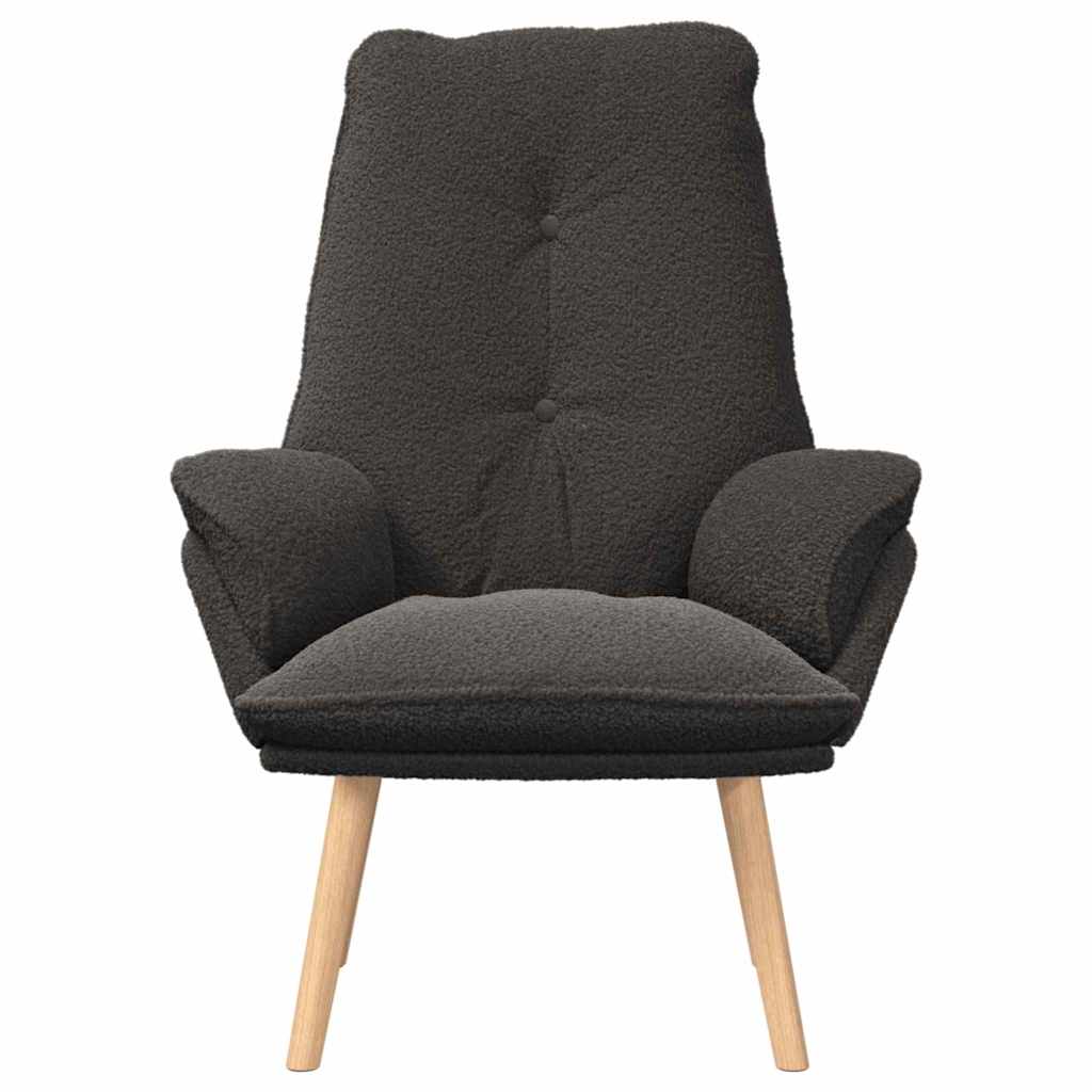 Afslappende stol Mørkegrå 69 x 74 x 93 cm Stof