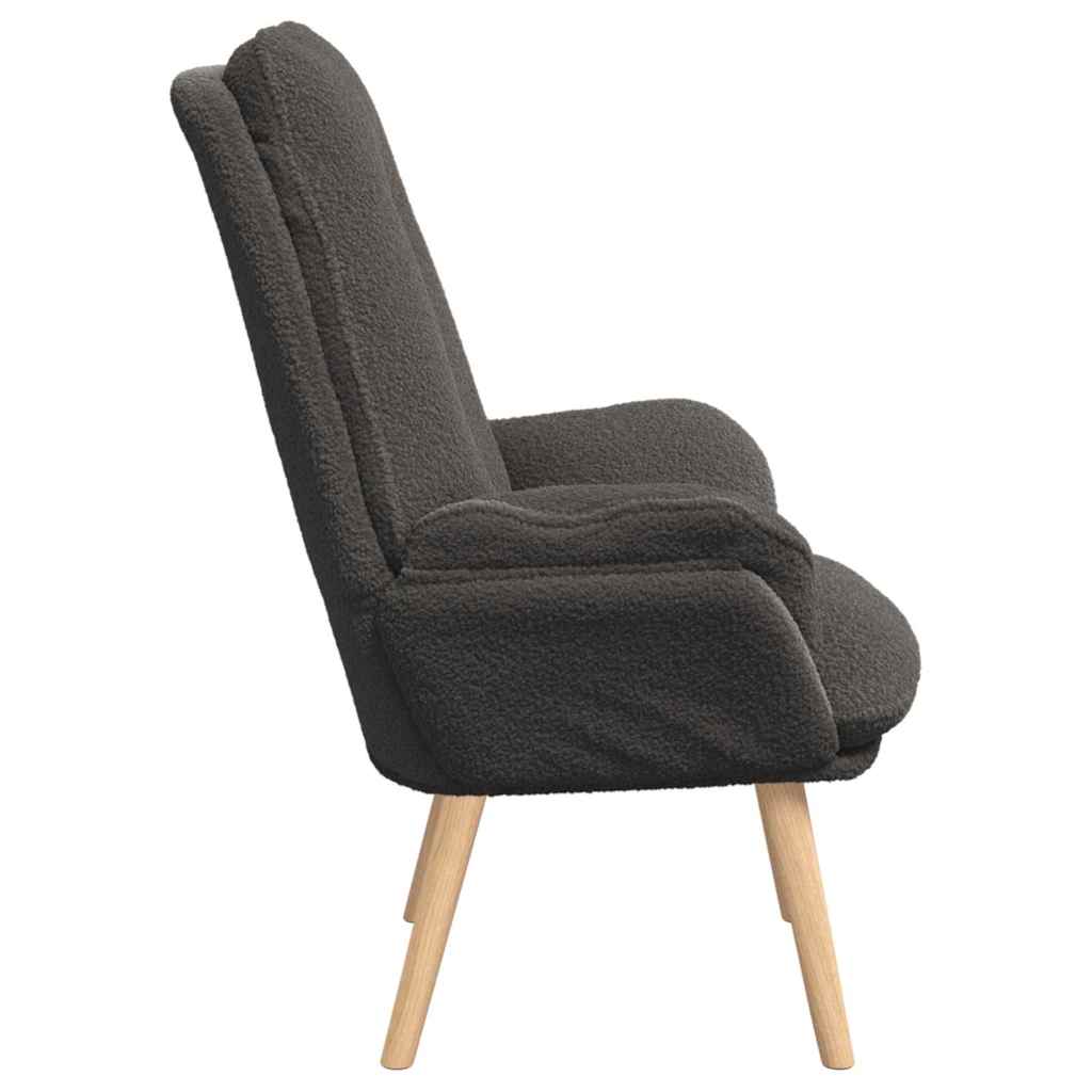 Afslappende stol Mørkegrå 69 x 74 x 93 cm Stof
