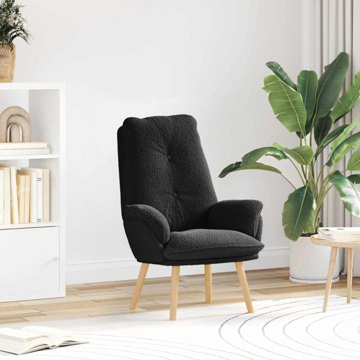 Afslappende stol Sort 69 x 74 x 93 cm Stof