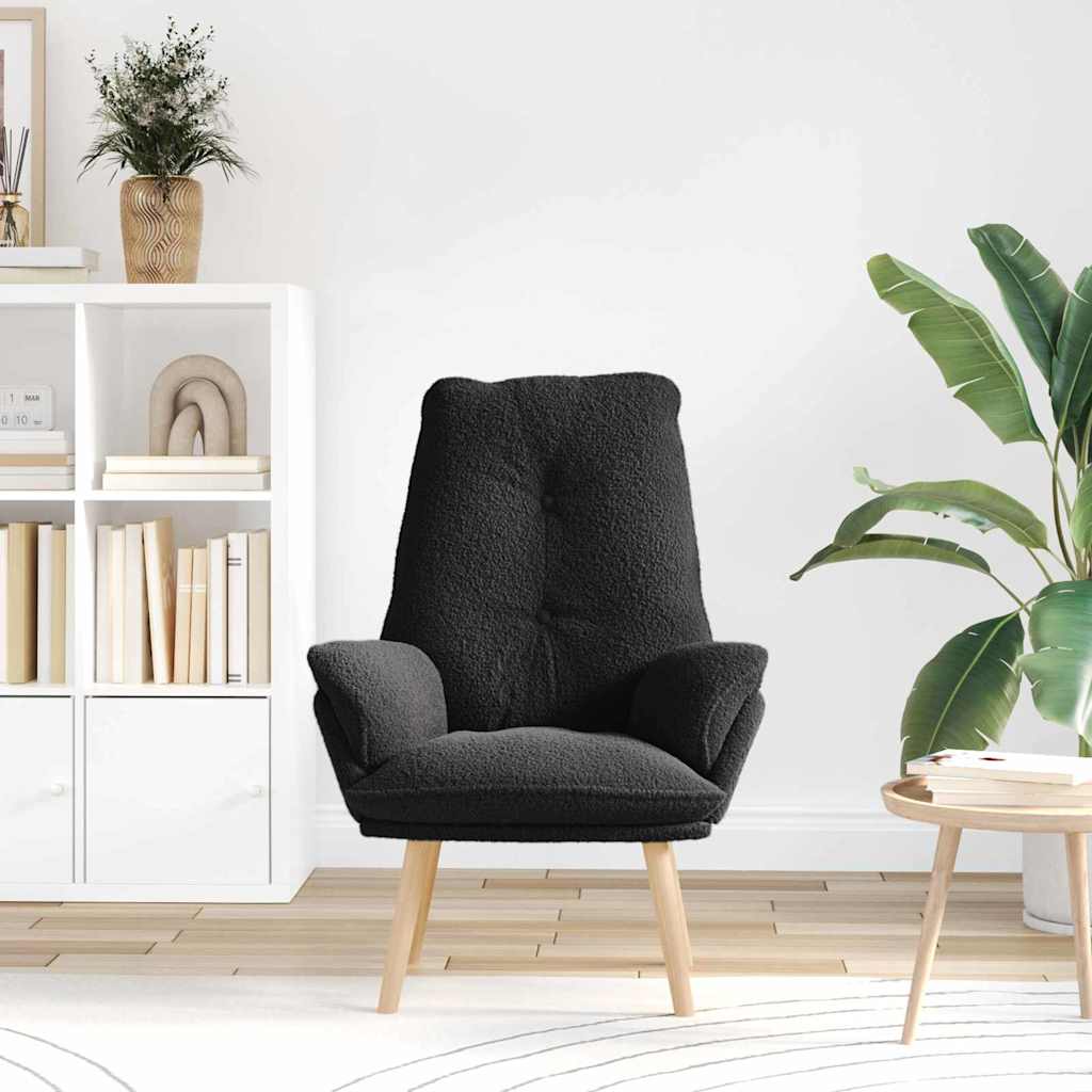 Afslappende stol Sort 69 x 74 x 93 cm Stof