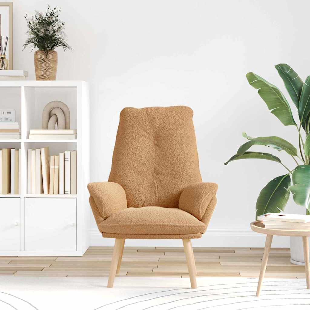 Afslappende stol Beige 69 x 74 x 93 cm Stof