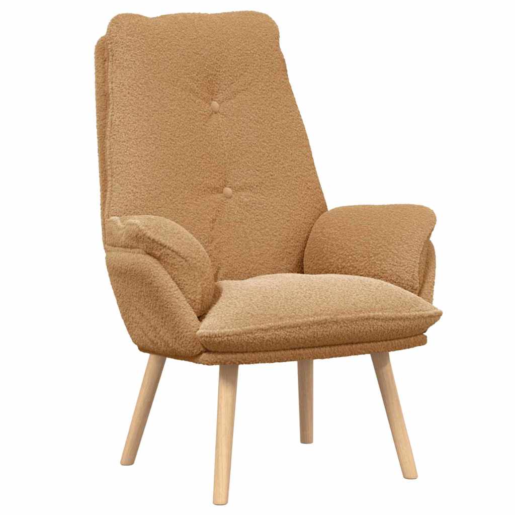 Afslappende stol Beige 69 x 74 x 93 cm Stof