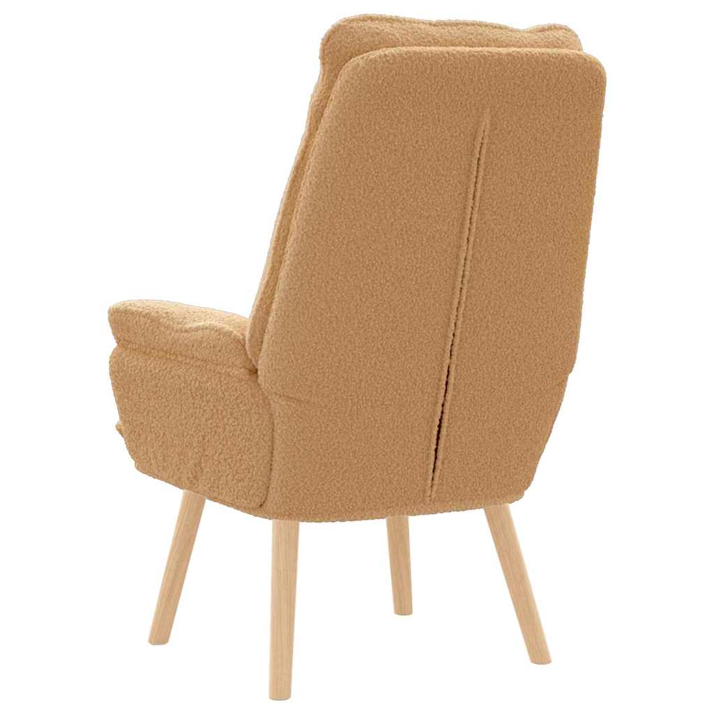 Afslappende stol Beige 69 x 74 x 93 cm Stof
